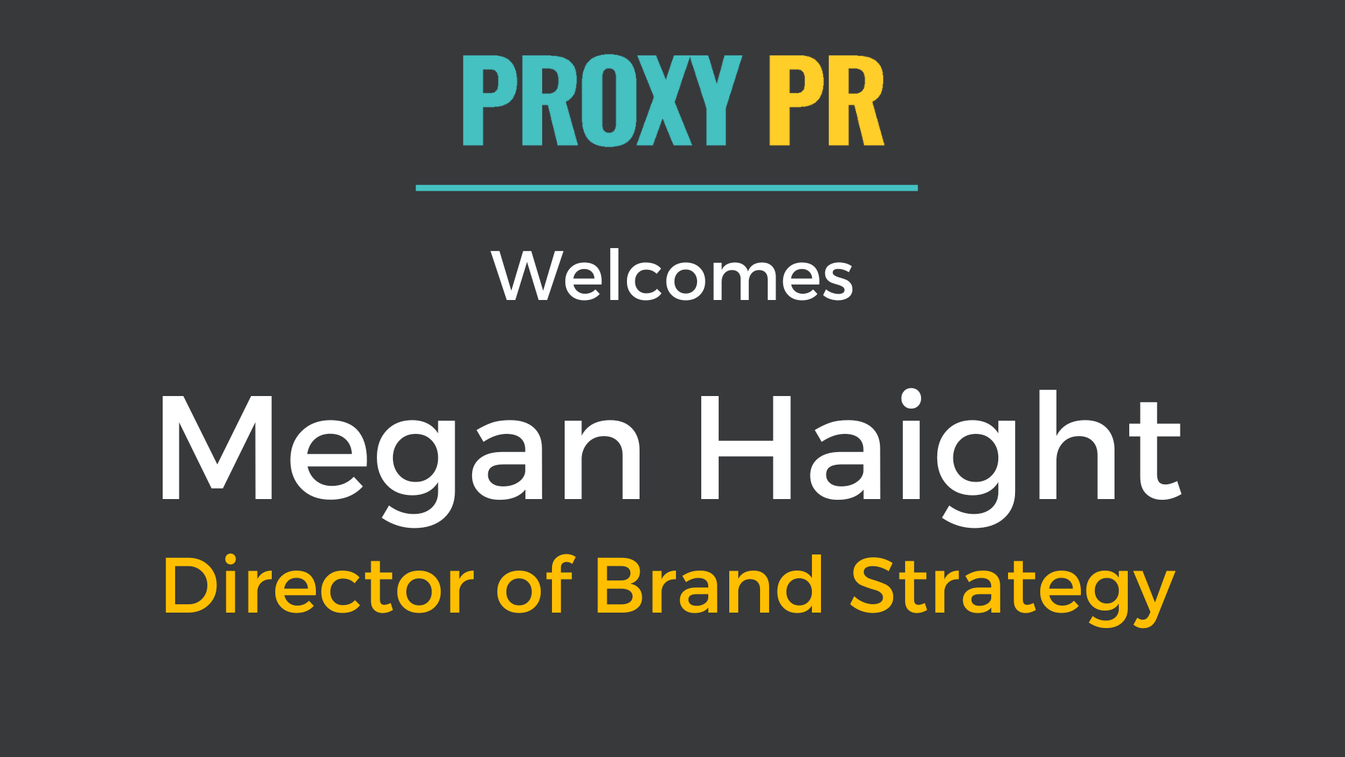 Megan Haight Director of Brand Strategy